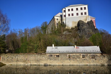 Chateau Milesov. Originally a Gothic castle rebuilt into a Baroque chateau © Radko