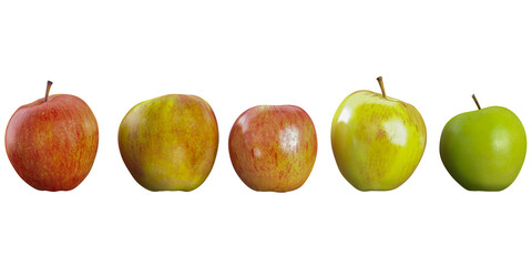 green apples and acorns © Saifstock