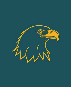 Eagle Emblem Illustration Minimalist Design Business Illustration
