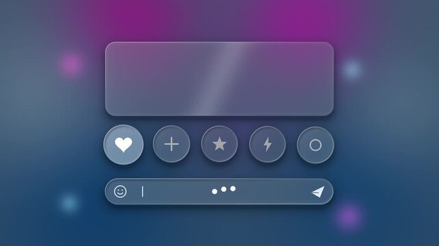 Modern messaging interface design exploring user interaction and visual communication elements
