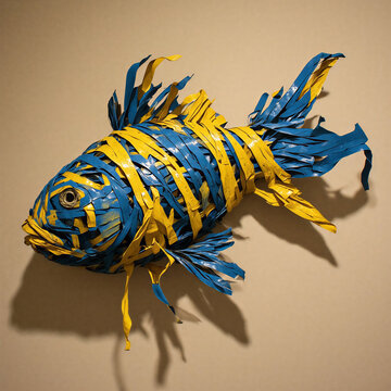 Dory Fish Made from Recycled Plastic