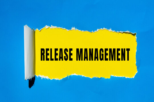 Release Management text concept photo