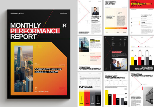 Company Monthly Performance Report