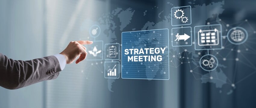 Strategy Meeting Planning for Business Development and Corporate Decision Making Process