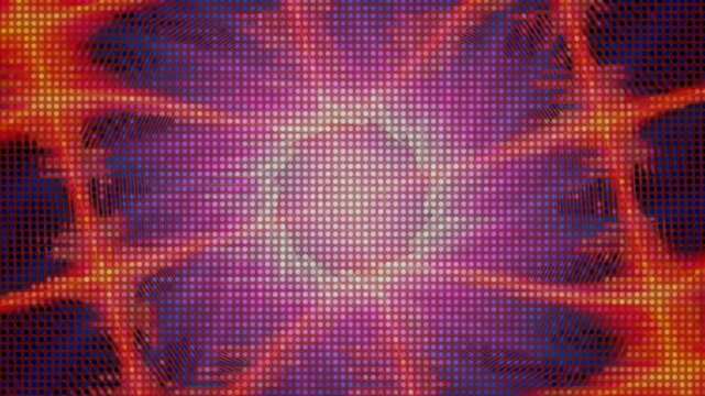 Abstract Chladni Cymatics with Pixel Sorting and CRT Display Motion