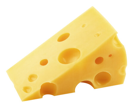 Cheese, isolated, full depth of field