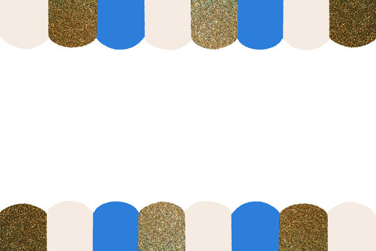 Frame border awning circus gold