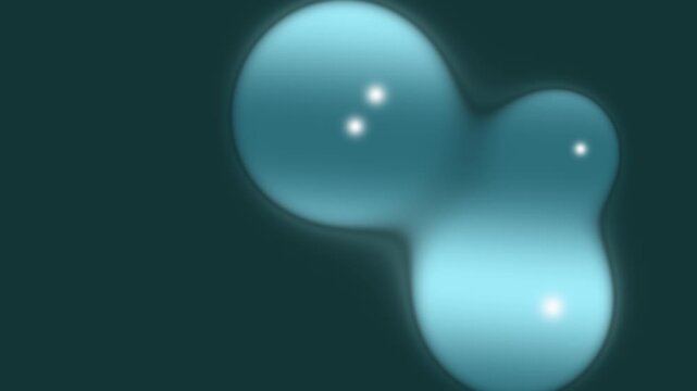 Fond chrome liquide turquoise aqua en boucle sans couture