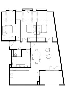 Floor plan apartment 3d Floor Plan Home space