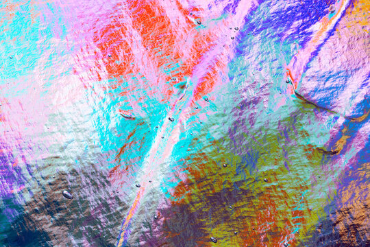 Vibrant abstract paint texture with colorful brushstroke pattern