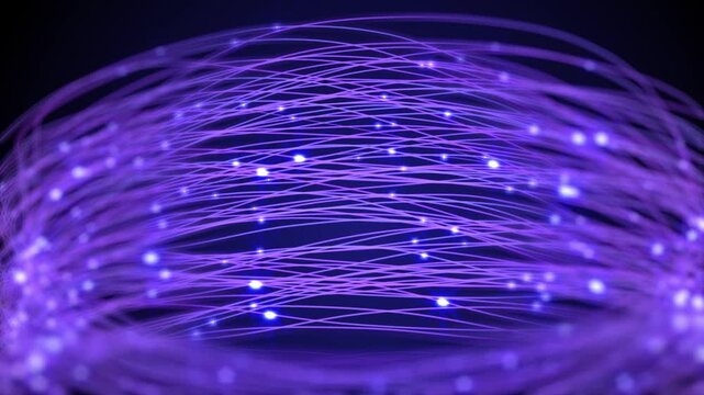an Optical Fibers Data Light Transfer 7

4K + loop

could be used for business communication for connection or ftp servers. good for projection about cyberspace data and future technology plus improve