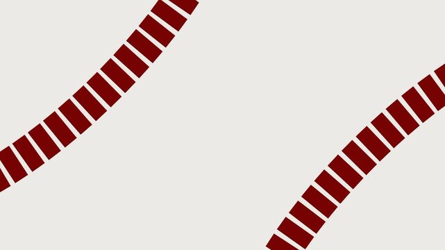 Close up of a white baseball with red stitching on a light gray background, classic American sport graphic for baseball games and athletic design