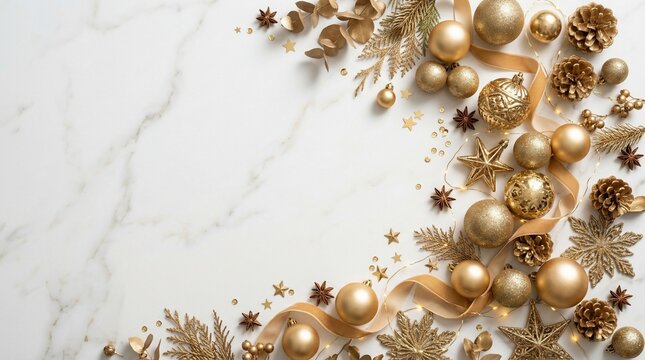Gold Christmas background