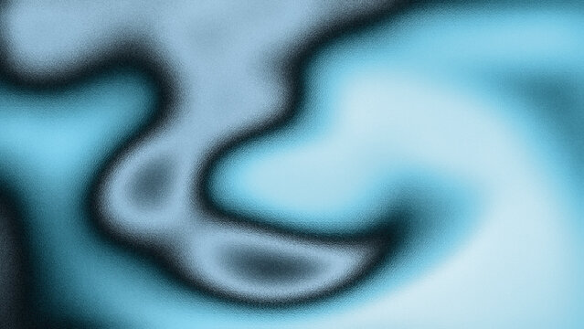  Abstract blue smoke background texture, soft gradient wave blur background, icy fluid pattern design element