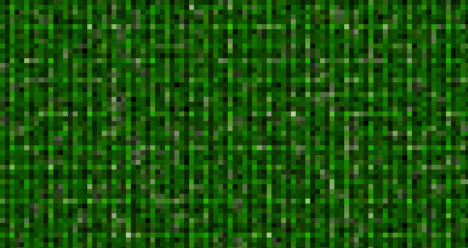 Abstract green digital cyber grid background, glowing pixel network pattern texture, futuristic technology Matrix style backdrop
