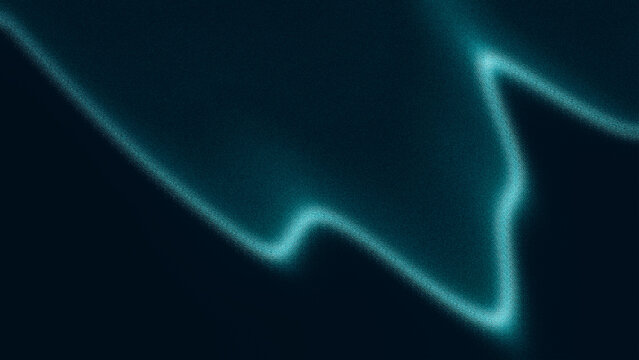 Futuristic cyan neon light wave background, abstract glowing digital line texture, dark technology backdrop for cover design