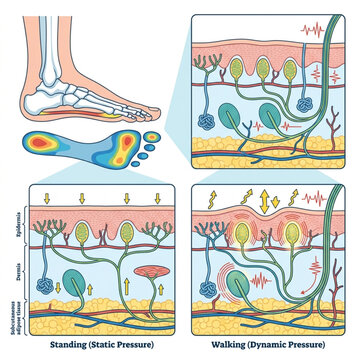 Plantar Mechanoreceptors and Pressure Feedback
