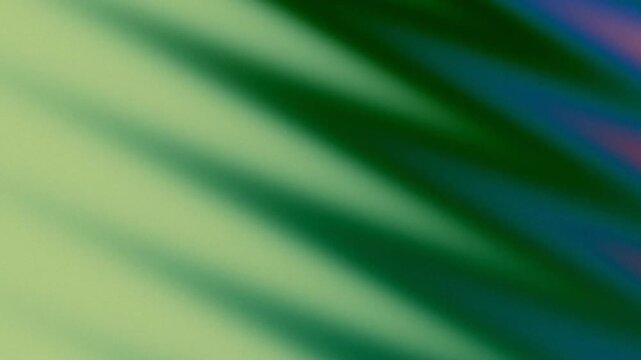 Green abstract background with diagonal lines, shadows, and light