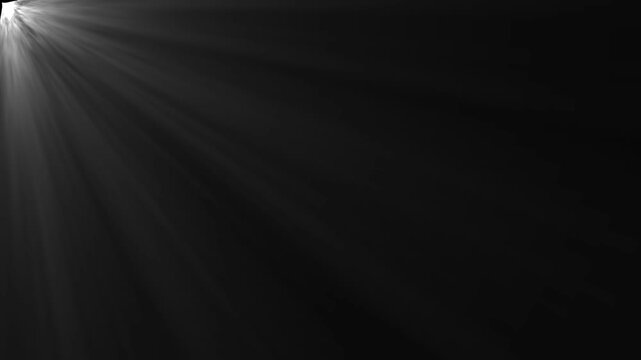 Abstract cc light rays Glitter, shiny, bright, flare footage a Isolated light rays' animation. Shine of sun effect and white cc light ray animation.