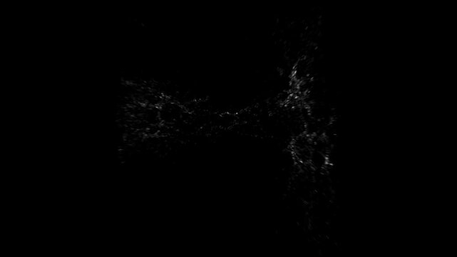 a water splash explosion into a ll directions