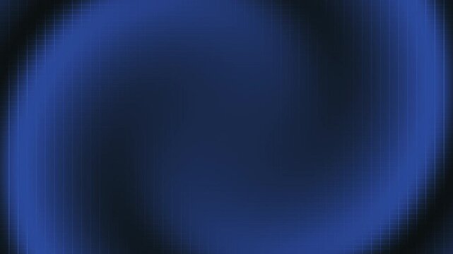 Deep cobalt glows and dark curved shadows drift slowly across a subtle grid. An understated animated background for presentations, technology and branding.