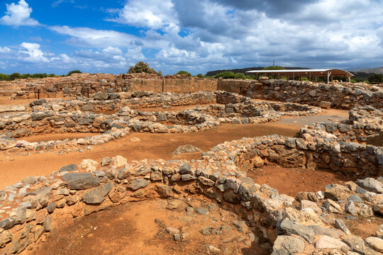 Ruinen des minoischen Palastes in Malia, Kreta