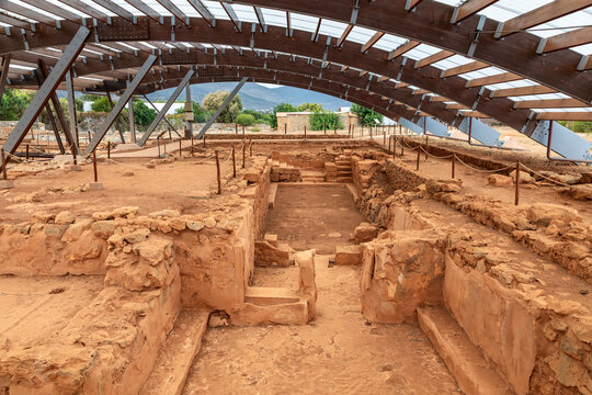 Ruinen des minoischen Palastes in Malia, Kreta