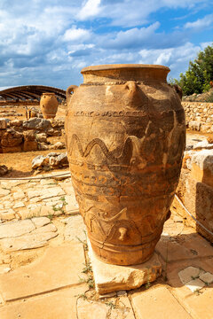 Ruinen des minoischen Palastes in Malia, Kreta