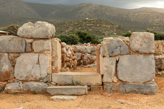 Ruinen des minoischen Palastes in Malia, Kreta