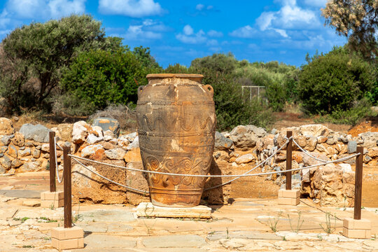 Ruinen des minoischen Palastes in Malia, Kreta
