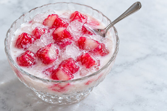 Thai Tub Tim Krob with Coconut Milk