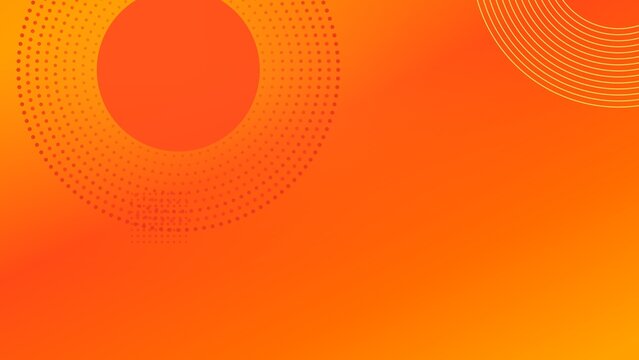 Gradient abstract banner background, Technology background, for work or design Orange geometric abstract background
