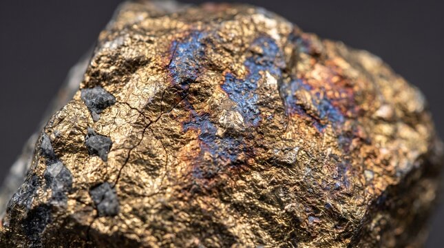 Chalcopyrite copper ore specimen