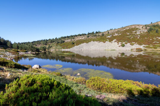 View of Laguna Cebollera in Molinos de Raz&oacute;n, Soria, Spain