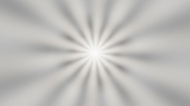 White Geometric Shapes in Futuristic Tunnel with Volumetric Light Rays, 4K Seamless Loop Architectural Animation