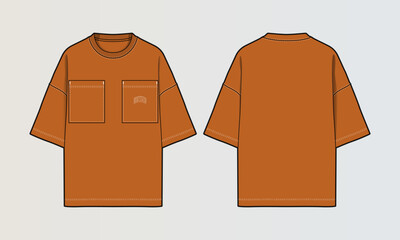 Cut and Sew T-Shirt Designs with Colourblock Panels, Patterns and Graphics