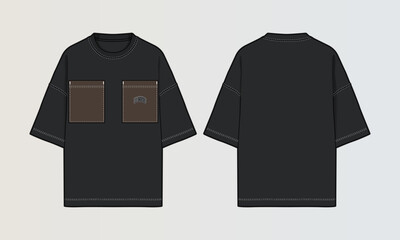 Cut and Sew T-Shirt Designs with Colourblock Panels, Patterns and Graphics