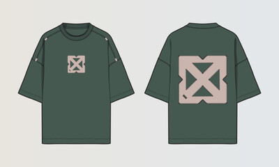 Cut and Sew T-Shirt Designs with Colourblock Panels, Patterns and Graphics