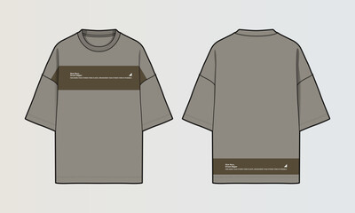 Cut and Sew T-Shirt Designs with Colourblock Panels, Patterns and Graphics