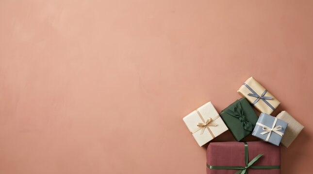 A beautifully arranged collection of colorful gift boxes perfect for celebrations holidays or expressing heartfelt gratitude and appreciation to loved ones