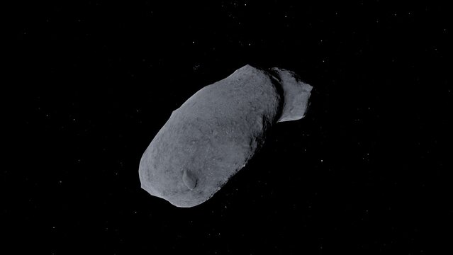 Itokawa Asteroid 25143 Itokawa Space Rock 8K 3D Render