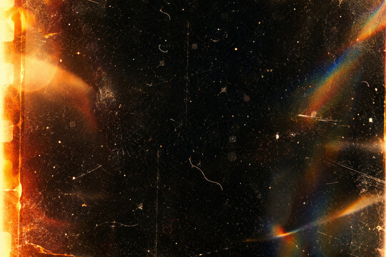 Warm Iridescent Film Burns