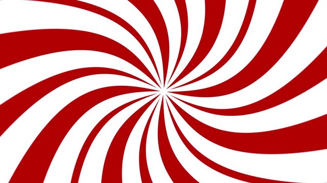 Red Peppermint Twist Animated Looping Background