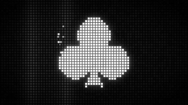 Playing Card Suits LED Pixel Animation
