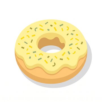 vector illustration of a donut