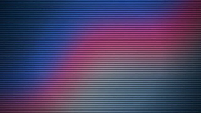 Abstract horizontal striped pattern with vibrant blue, purple, and pink gradient. Modern digital graphic background. Futuristic data technology concept.