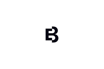 Bold connected letters EB monogram logo mark © Aalieff