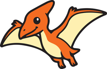 Pteranodon Flying Dinosaur Illustration © Syafiq