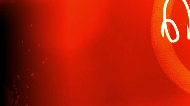 dramatic film burn with grunge graffiti motion