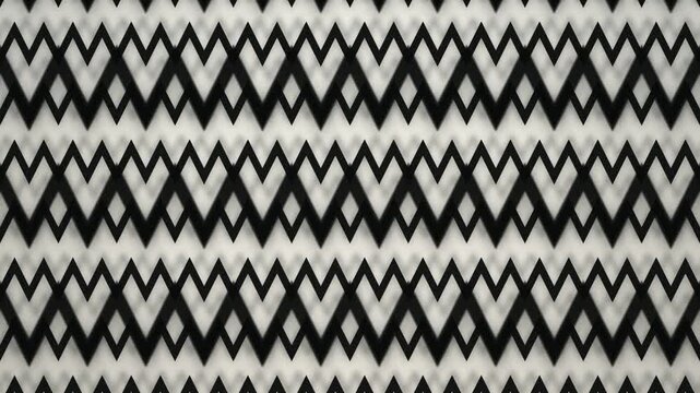 Black chevron pattern animated sliding downward seamless loop